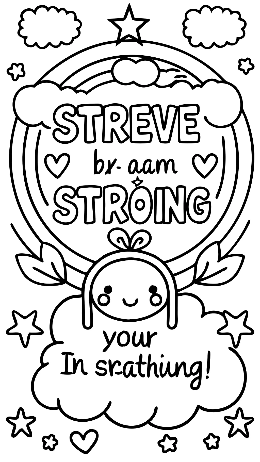 coloring pages encouragement